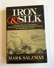 Iron & Silk by Mark Salzman SIGNED First Edition 1986 Hardcover Book