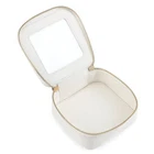 Waterproof PU Travel Toiletry Bag Cosmetics Organizer with Zipper