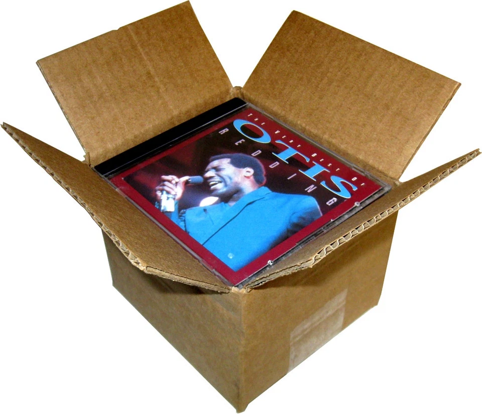 (25) Holds 10 CDs Cardboard Shipping Boxes Mailers Card Board Containers #CDBC10 - Image 2 of 2