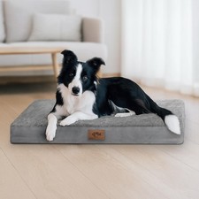 Sytopia 42 Inch Orthopedic Dog Bed for Large Dogs, Chew Proof Extra Large Pet...