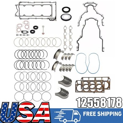 LS Gasket Set Kit &LS9 Head Gaskets LS1/LS6/LQ4/LQ9/4.8/5.3/5.7L GEN III USA