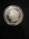 3 Oz Silver Cook Island  2018 Morgan Dollar Coin Capsule 5k Minted  Rare Unc