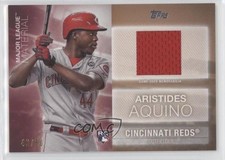 2020 Topps Major League Material Series 2 Gold 48/50 Aristides Aquino 0x1u