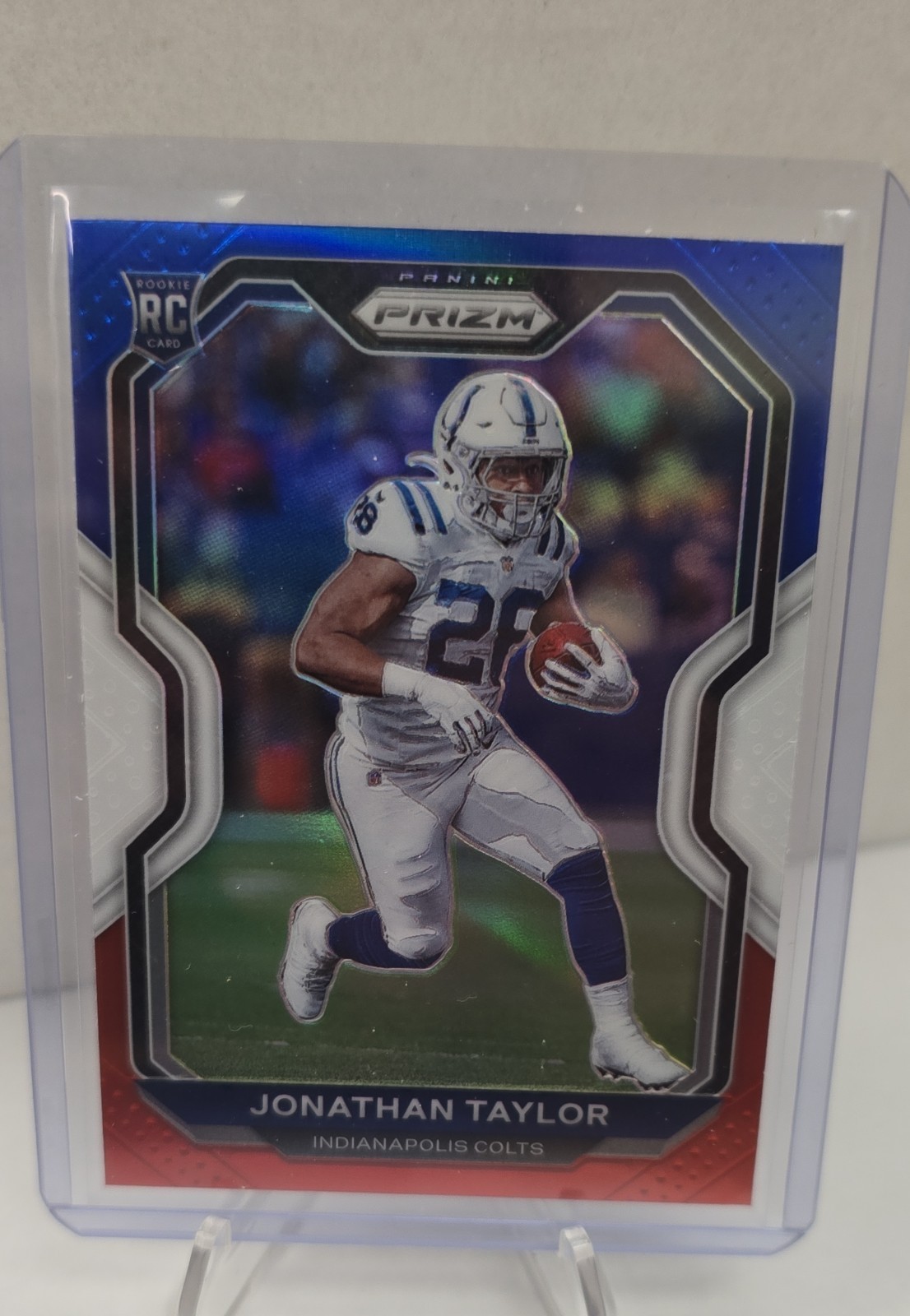 2020 Panini Prizm - Rookie Jonathan Taylor #332 Red White & Blue Prizm (RC)