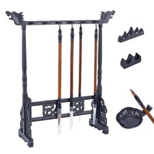 Chinese Calligraphy Brush Holder - 12-Pin Plastic Frame with   for Sumi8416