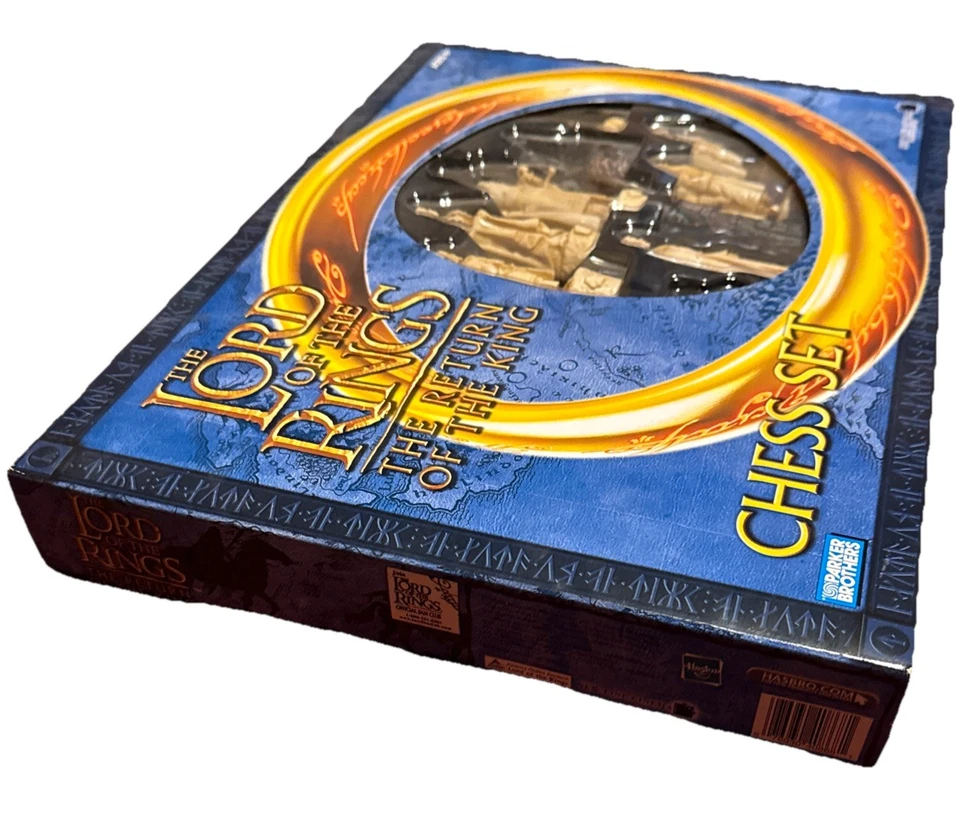 Complete Lord of The Rings Chess Set Game Return King Parker Bros LOTR Figures - Image 4 of 4
