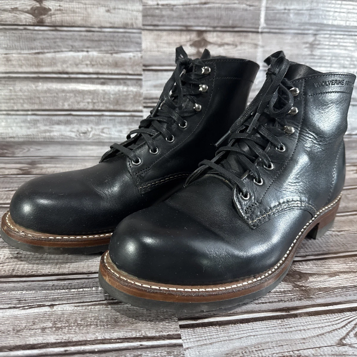 Black Wolverine 1000 Mile Boots for Men for sale | eBay