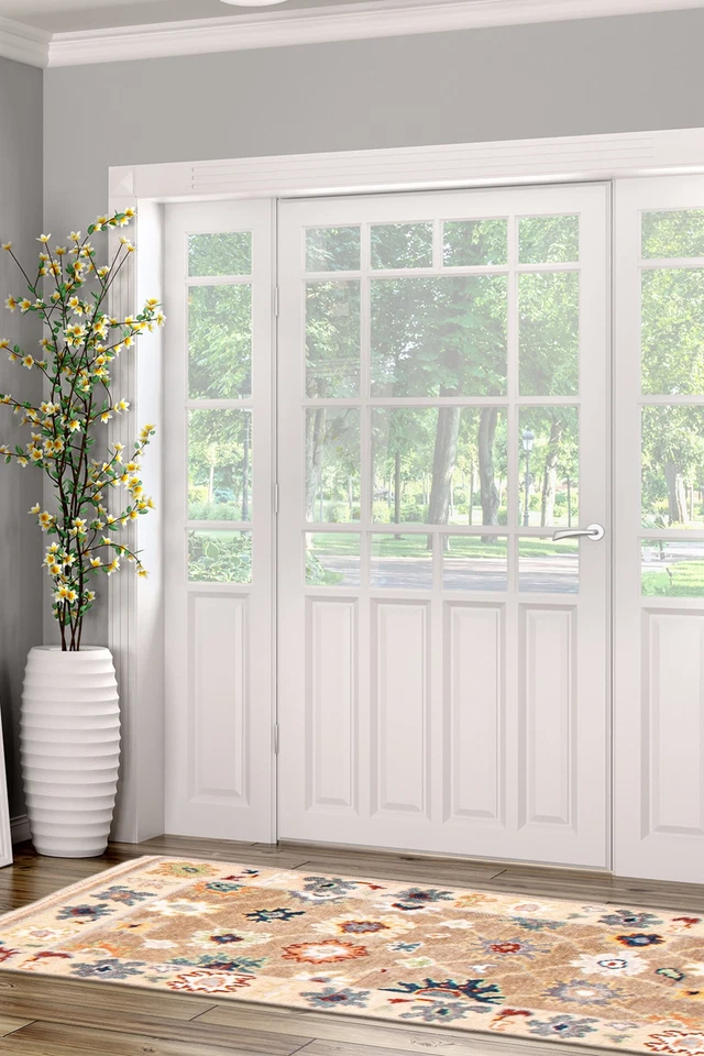 Brown Traditional 2'6" x 5'11" Oriental Hand-knotted Wool Area Rug - Image 2 of 4