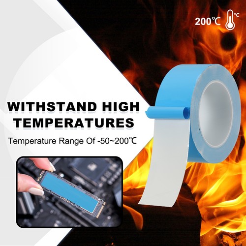 25mx5mmx0.2mm Thermal Adhesive Tape Double Side Adhesive Thermal Tape - Afbeelding 5 van 7
