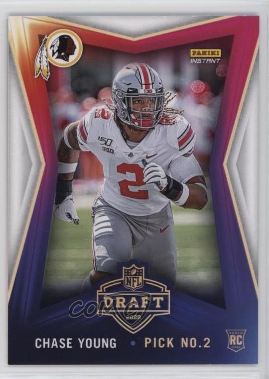 2020 Panini Instant NFL Draft Night /1247 Chase Young #30 1em1