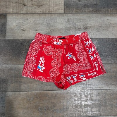Givenchy x Disney Oswald rabbit red bandana shorts Size FR 38/6