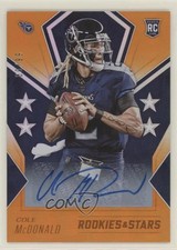 2020 Rookies & Stars Longevity Signatures Orange 80/99 Cole McDonald Auto 0ic6
