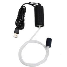 USB Powered Aquarium Air Pump, Portable Fish Tank Oxygen Pump with Air Stone,...