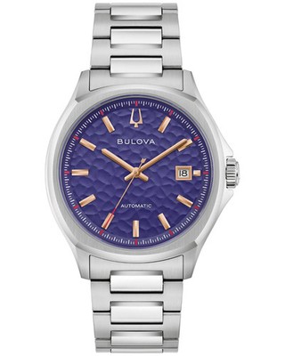*BRAND NEW* Bulova NYC Tony Bennett Blue Dial Silve-tone Case Men's Watch 96B484