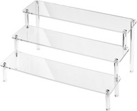 3-Stufiger Acryl Display StäNder, Organizer,Transparenter Riser Regal FüR F