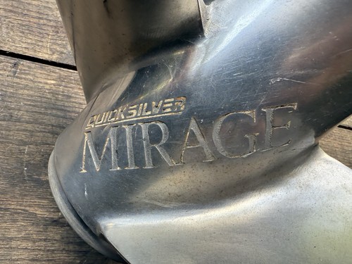 Quicksilver Mirage Stainless Boat Motor Propeller 48-13700-19 Mercury - Picture 4 of 5