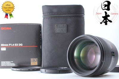 【 Unused in BOX 】 Sigma AF 85mm F1.4 EX DG HSM Portrait Lens For Canon EF JAPAN