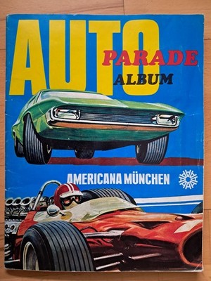 Auto Parade Sammelalbum von 1971 komplett mit allen Bildern - Americana
