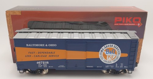 Piko 38828 Spur G Baltimore & Ohio Box Car #467218 - Metallräder EX/Box - Bild 1 von 5