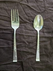 Reed and Barton Sterling Silver 6" spoon and 6 5/8" fork Classic Rose