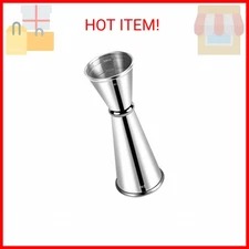 Briout Jigger for Bartending, Double Cocktail Jigger Japanese Premium 304 Stainl