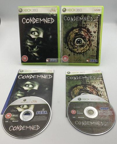 Lot XBOX 360 (PAL FR) - Condemned 1 & 2 / Jeux complets