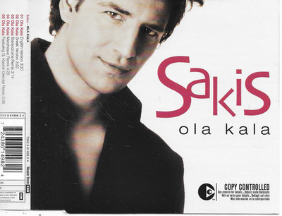 SAKIS ROUVAS - Ola kala CD MAXI SINGLE 5TR Europop Synth-Pop 2004 Europe (EMI)