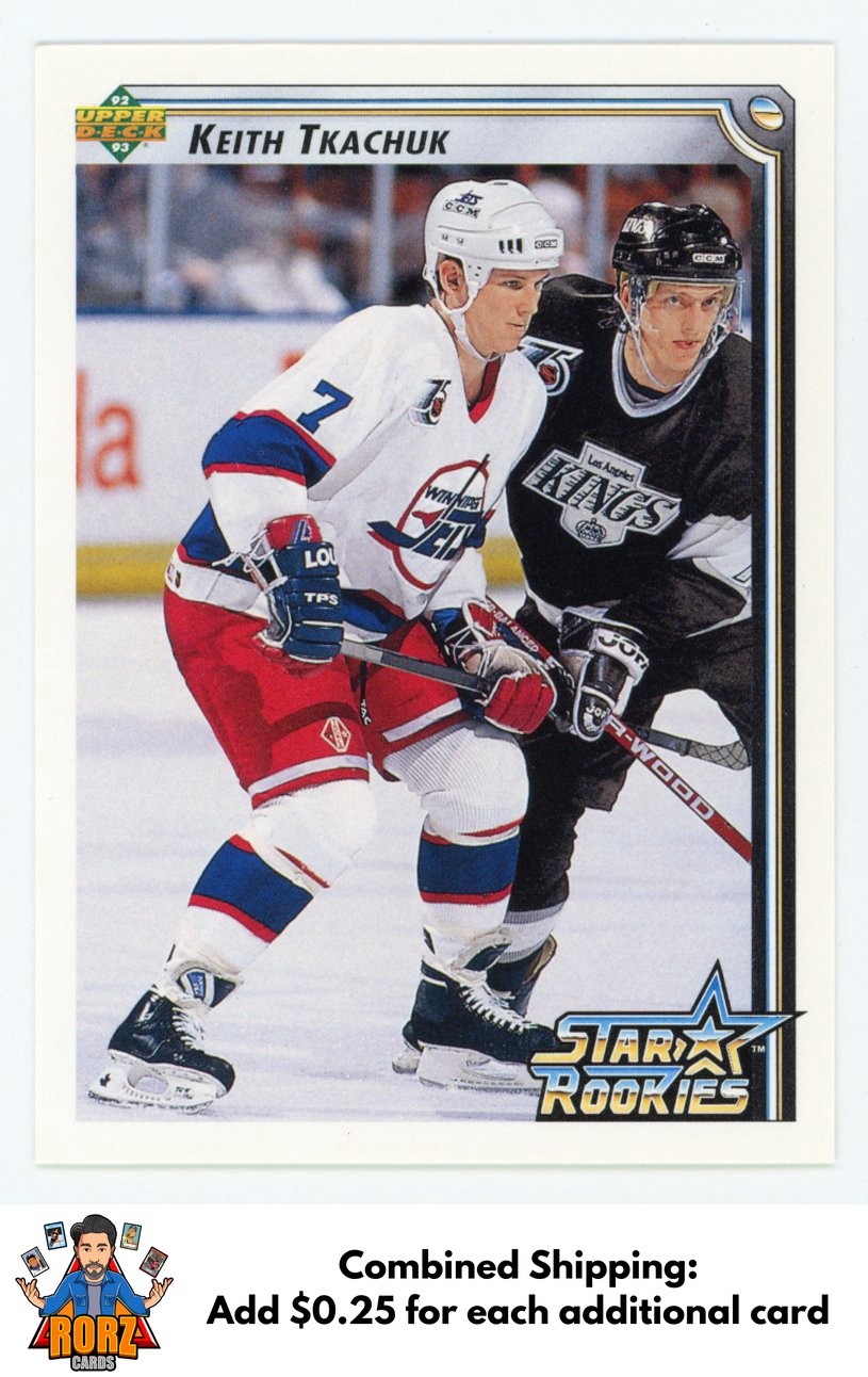 Keith Tkachuk #419 Hockey Cards 1992 Upper Deck trading card — raw and PSA graded price guide