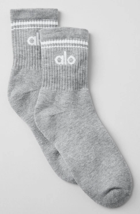 5 Pairs x Alo Yoga Socks (Bundle of 5) Unisex Half Crew Size S/M/L - Image 4 of 4