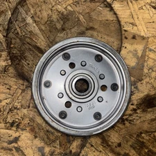 Timken 01010601 flat idler pulley 4 1/2” pulley 5/8 bore 1” pulley belt width