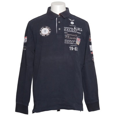 Camp David Blue, Rugby Shirt, Größe: XL, B313-5140, Blau, Baumwolle, Print #sCy