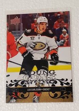 2023-24 Upper Deck Young Guns ?? Retro Leo Carlsson #T-41 Anaheim Ducks ??
