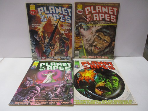 4 1976 Planet of the Apes Comic Books