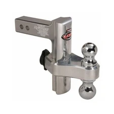 Trimax TRZ8AL 8" Aluminum Adjustable Drop Hitch w/ Locking Ball Mount
