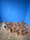 MARX INDIANS 54mm FORT APACHE PLAYSET FIGURES Teepee Totem