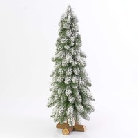 artplants Kunst Christbaum Montreal, Beschneit, Weiß, 75Cm, Ø30Cm