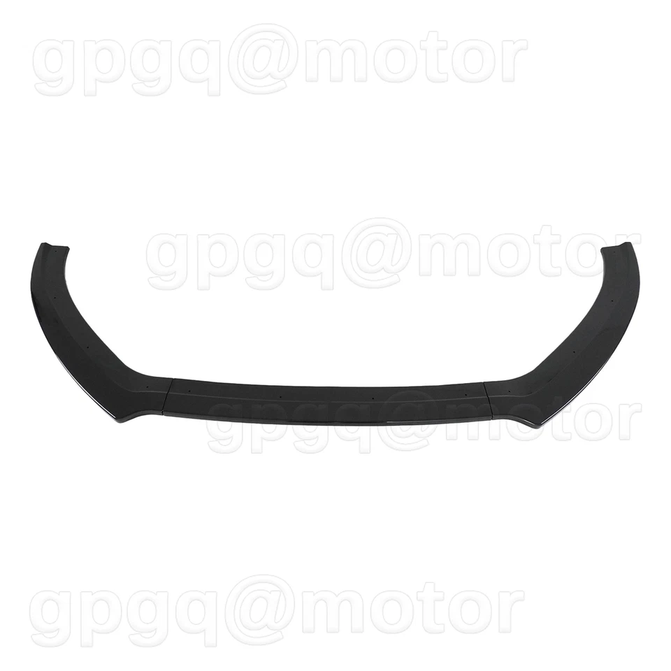 Parachoques delantero negro brillante para Ford Focus RS 16-2018 estilo V alerón labial divisor Foto 3 de 4