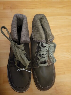 Chaco Barbary Ivy Ankle Boots Chukka Fold Down Collar Comfort Leather Size 7 .