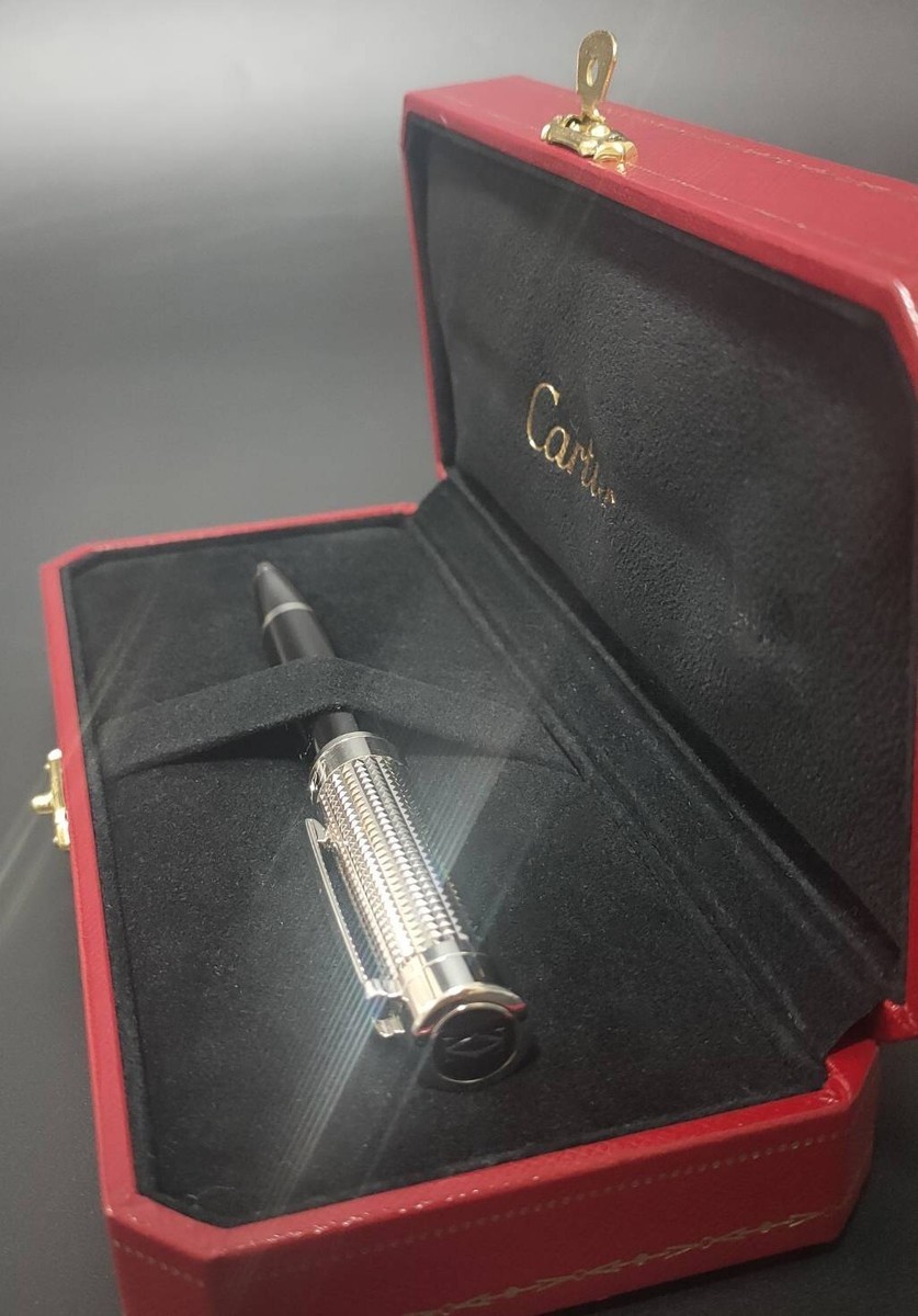 Cartier Pasha Black Composite and Platinum Plated Twist
