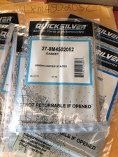 New Mercury Mercruiser Quicksilver Oem Part # 27-8M4502052 Gasket