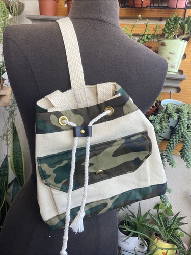 Golden Fleece Designs Canvas Camouflage Sling Bag Made in the USA - Picture 2 of 19