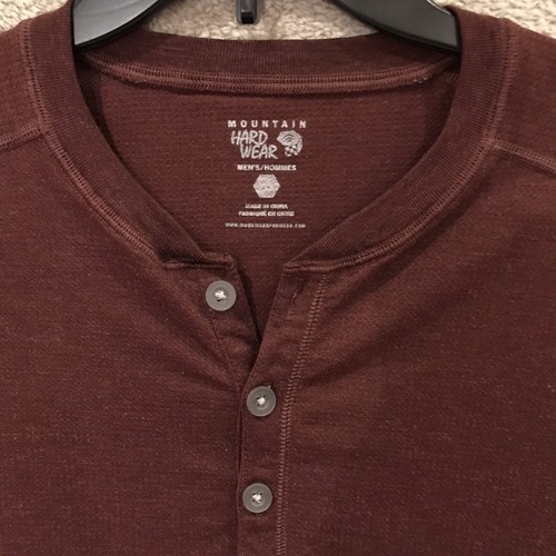 Vintage Mountain Hardwear Men's Large Red Polartec Pullover Sweatshirt - Picture 5 of 12