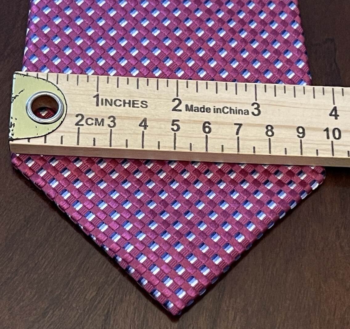 未使用 GEOFFREY B. SMALL／handmade silk tie Geoffrey Beene Hand Made 100% Silk Men's Neck Tie Made In