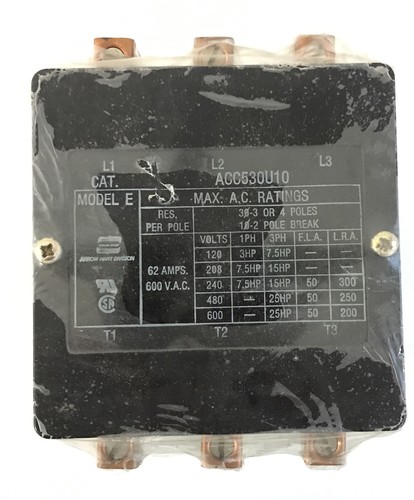 *NEW OPEN BOX-SEALED BAG* ARROW HART ACC530U10 INDUSTRIAL CONTROL - Picture 2 of 5