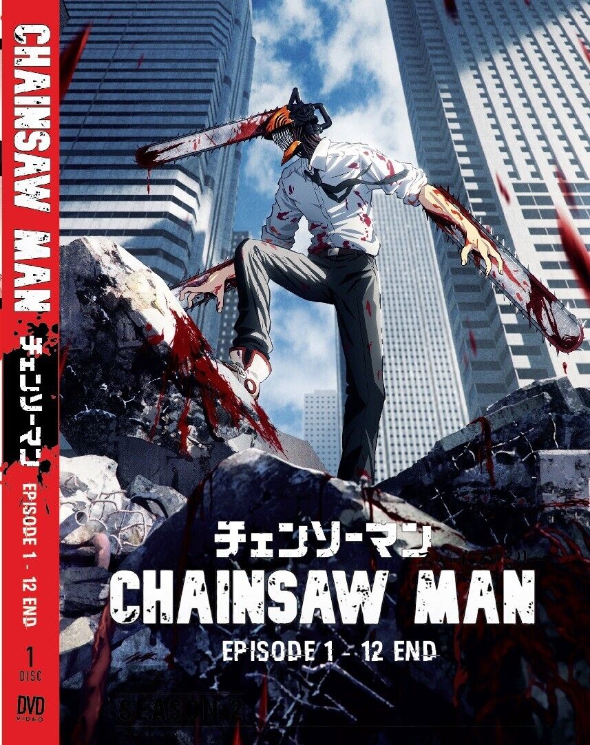 DVD Anime Chainsaw Man Complete Series Episode VOL 1-12 End