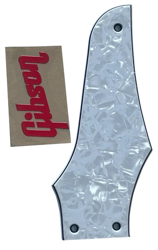 For Gibson Firebird Non-Reverse"Logo"Truss Rod Cover+Red Decal Guitar Pickguar