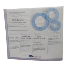 CREATIVE MEMORIES Custom Cutting System CIRCLE PATTERNS Templates NOS
