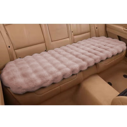 Fake Rabbit Fur Winter Car Seat Cushion Front Rear Seat Cover Thick Plush Soft - Picture 35 of 36