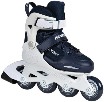 Powerslide Rocket Blue Adjustable Inline Skates - NEW FREE POST