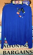 Chaps Mens 1/4 Zip Mock Neck Coolmax Sweaters 19.99
